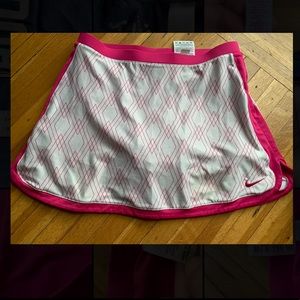 Nike Girls Pink Tennis skirt. Sz MED Dri Fit